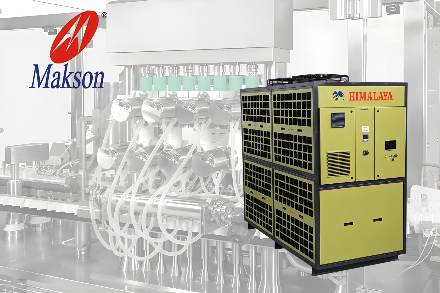 Makson Pharmaceutical Pvt. Ltd. | Pharma Process | Variable speed water chiller
